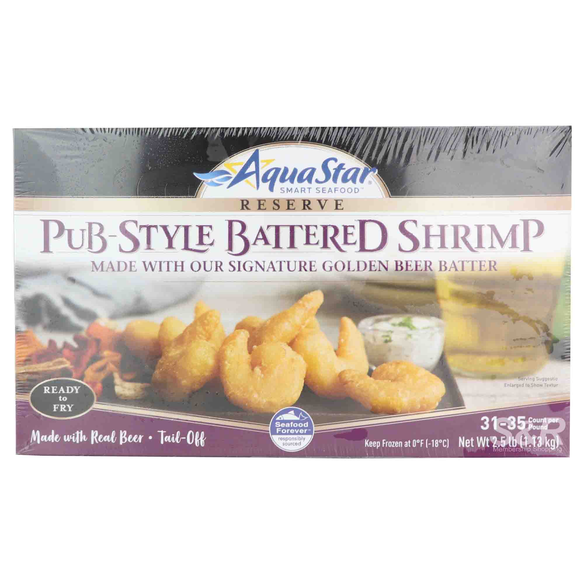 Aqua Star Pub-Style Battered Shrimp 1.13 kg